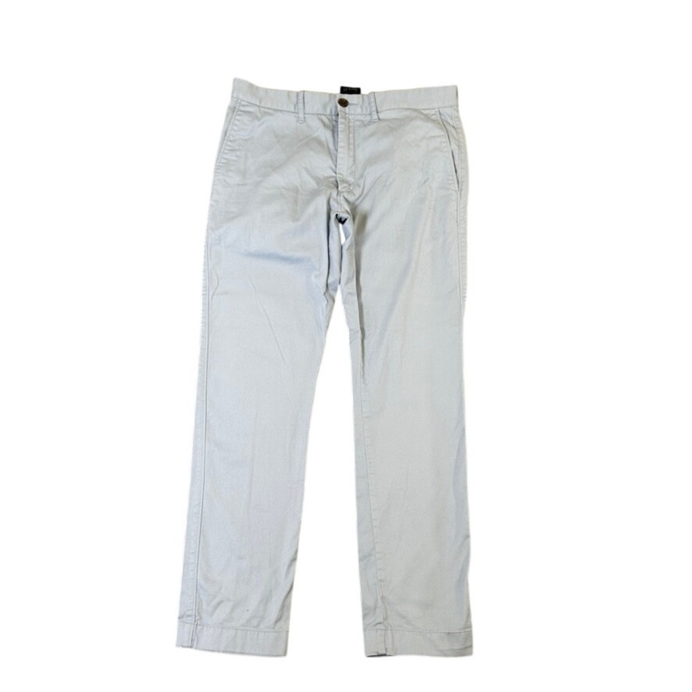 J.Crew Flex Slim Fit Chino Pants Light Blue W30 L28 Mens Trouser